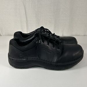 Red Wings Shoes 2323 Womens 9 Black Leather Lace Up Steel Toe Derby Work Shoes